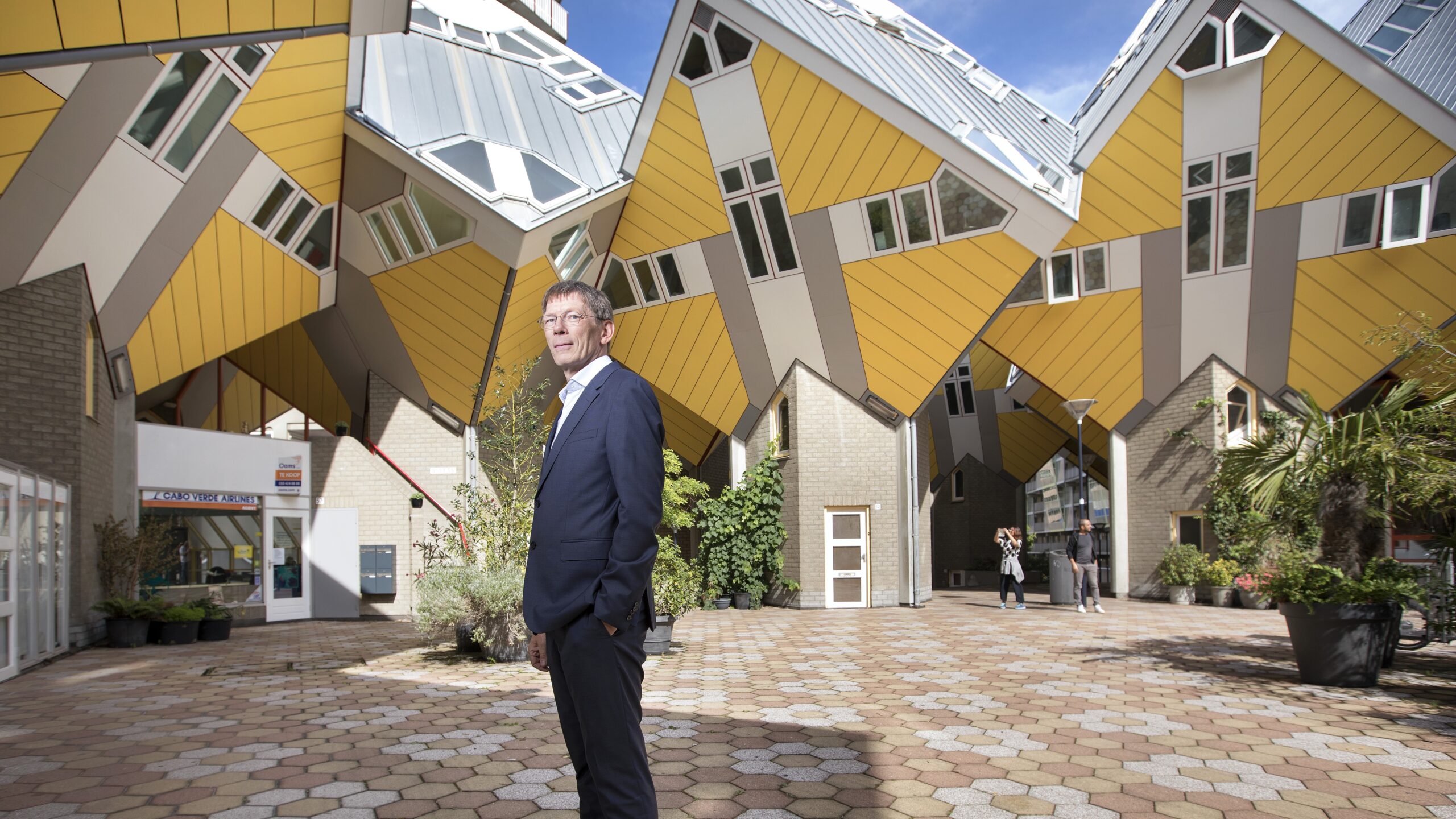 Paul de Vries: ’Aantal huurwoningen blijft over het algemeen gelijk.’ Foto: Plaatwerk Fotografen