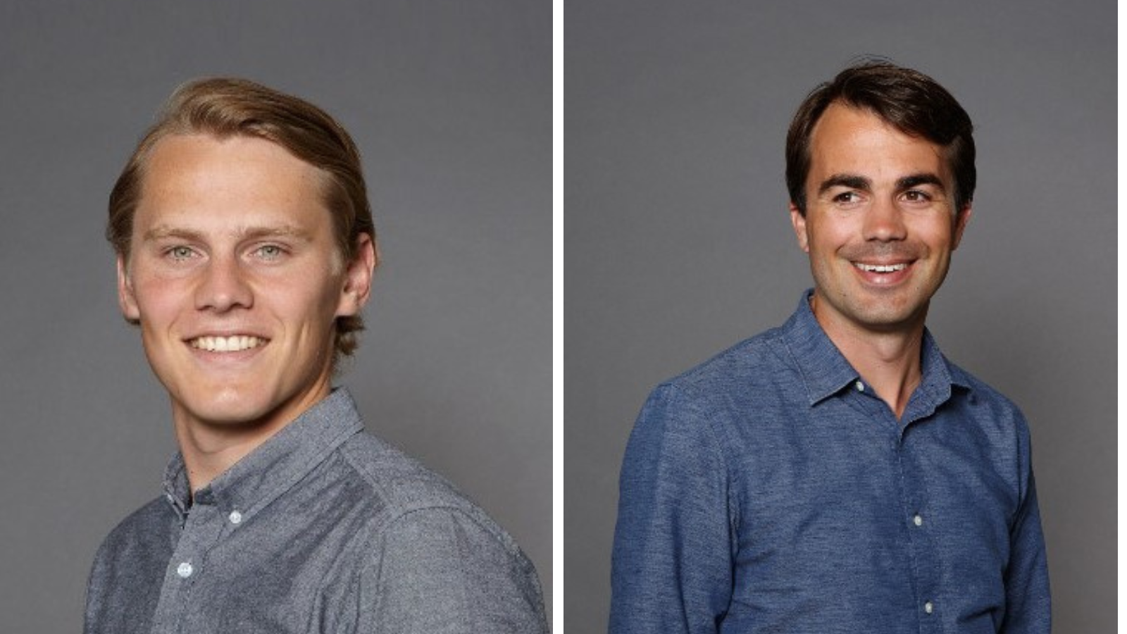 Joppe van der Heijden (l) en Tom Redecker (r)