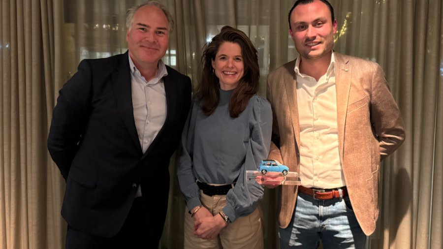 Ivo van der Mark (JAJO - CEO), Joëlle Lokhorst (Boelens de Gruyter - Commercieel directeur) & Roger Scipio (Blommers-Scipio - Eigenaar)