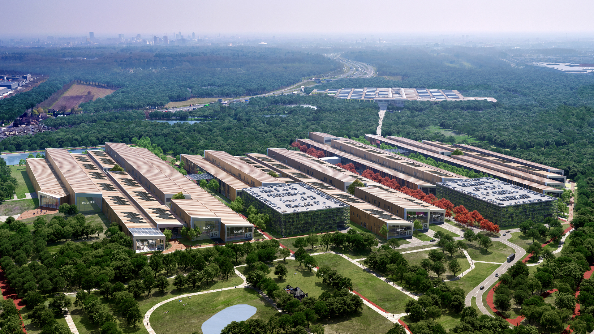 Artist impression van het toekomstige BIC2