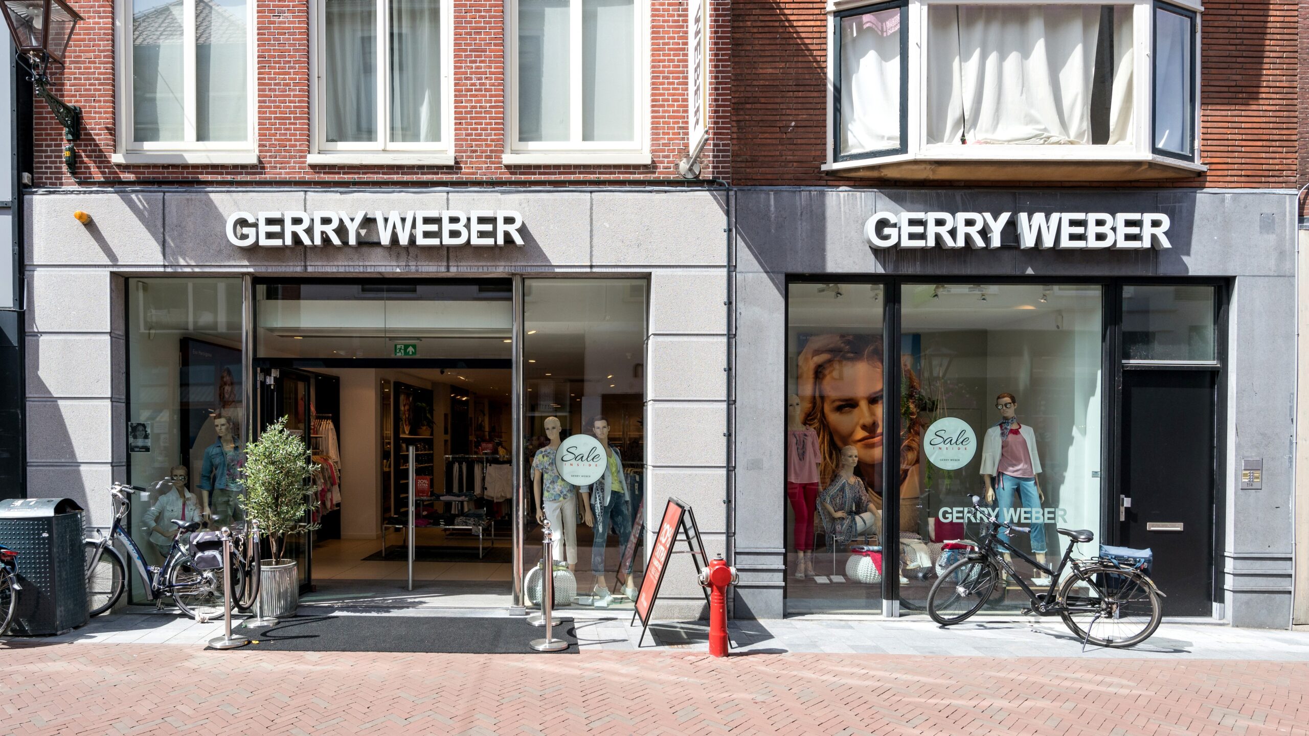 De Nederlandse tak van Gerry Weber vroeg uitstel van betaling aan. De winkels blijven vooralsnog open, met hoop op een doorstart. Beeld: Bjoern Wylezich/Shutterstock