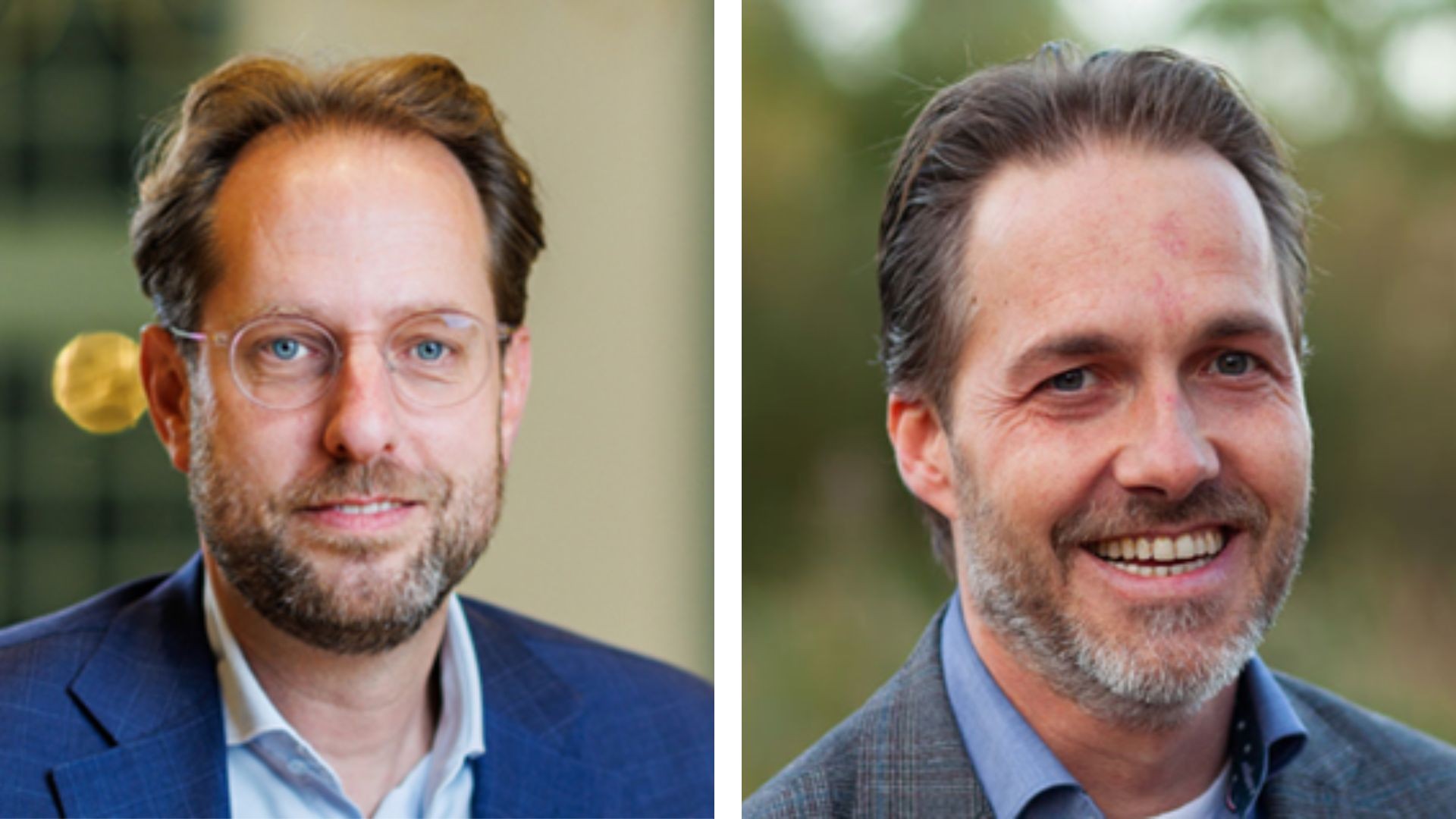 Peter van Heun (l) en Rogier Hageman (r)