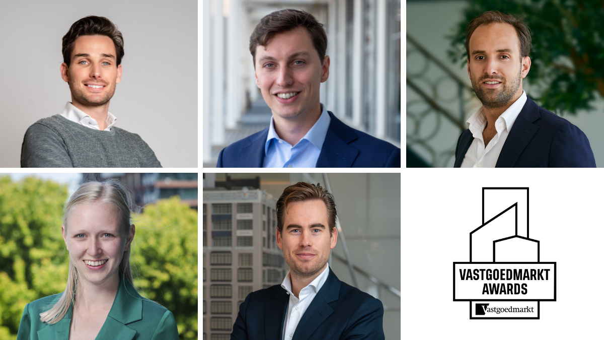 Jannick Bosch, Steve Goossens, Mats Klein, Janneke Pruijsen en Huub van Manen