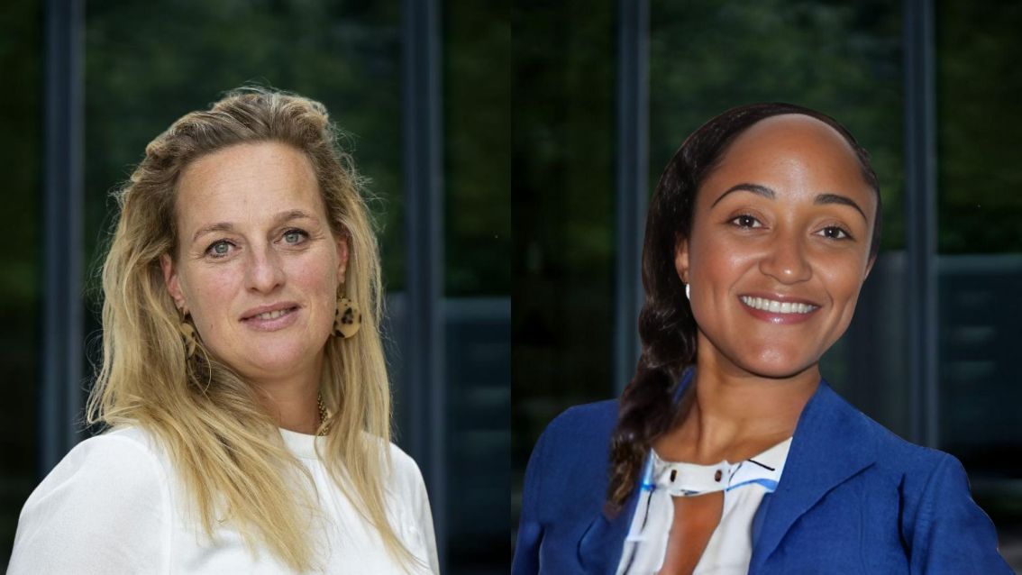 Foto: Femke Bos (links) en Lisette Meijer (rechts)