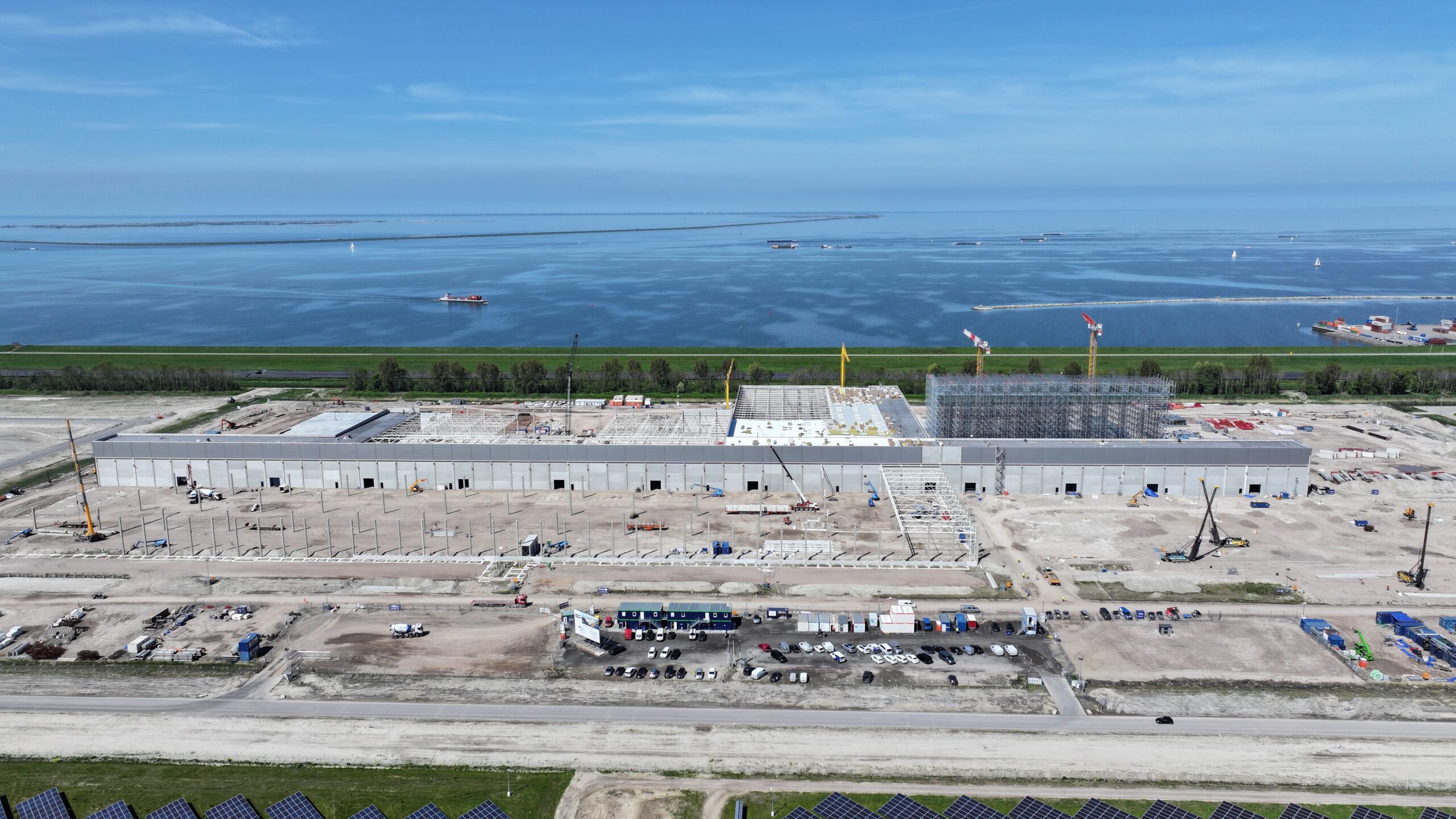 Interieurketen Jysk bouwt eigen dc met oppervlakte van 140.000 m2 in Lelystad. Beeld: Jysk