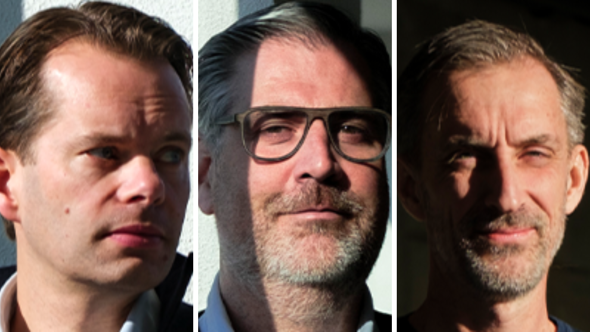 V.l.n.r: Simon de Kruyff, Corstiaan Verschoor en Roderick van Houwelingen 