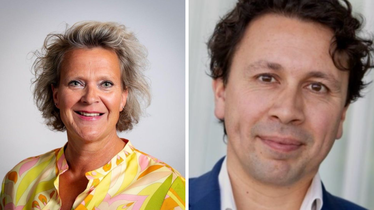 Christa Uithol (links) en Siddarth Khandekar (rechts).