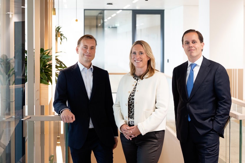 V.l.n.r.: Tim van Hemert, Iris Dingemans en Bastian Bijlsma