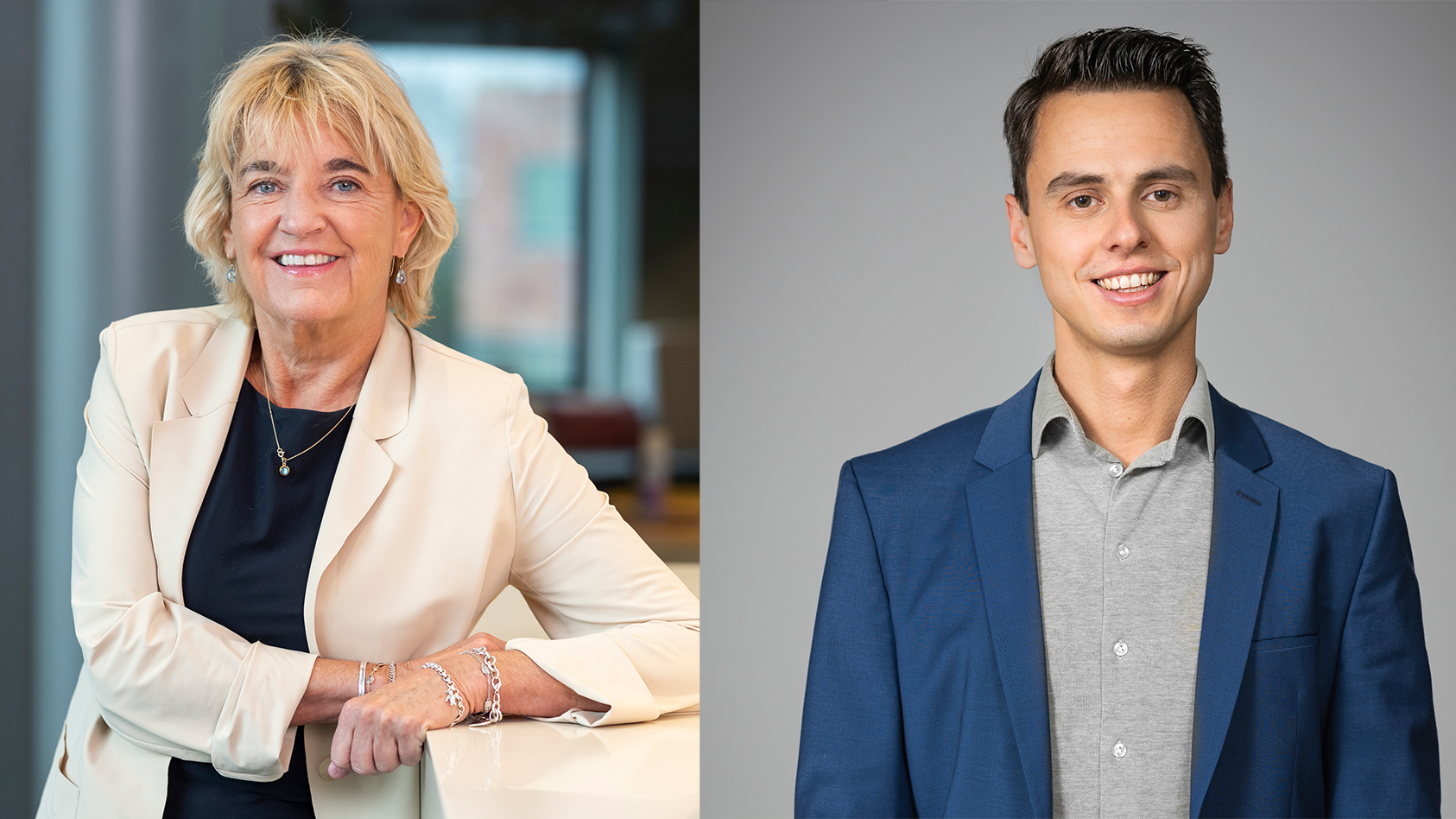 Nicolette Klein Bog (links) en Anton de Graaf (rechts).