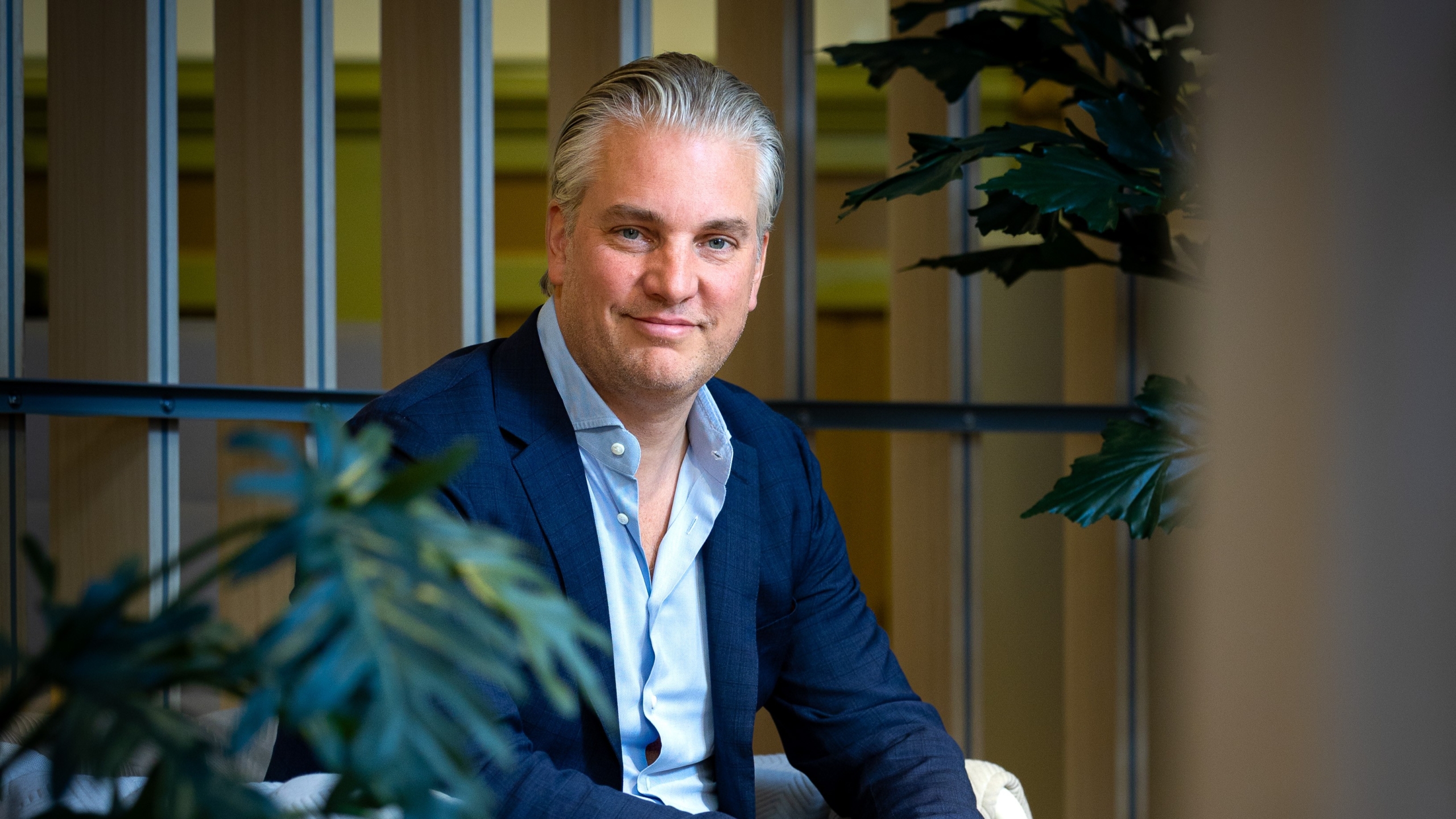 Storm noemt het ‘ontzettend moedig’ dat de toenmalig voorzitter van de raad van commissarissen hem, ‘een bankier, die nog nooit een bedrijf had geleid, laat staan een vastgoedbedrijf’, voordroeg als ceo van het beursgenoteerde Wereldhave. Foto: Diederik van der Laan