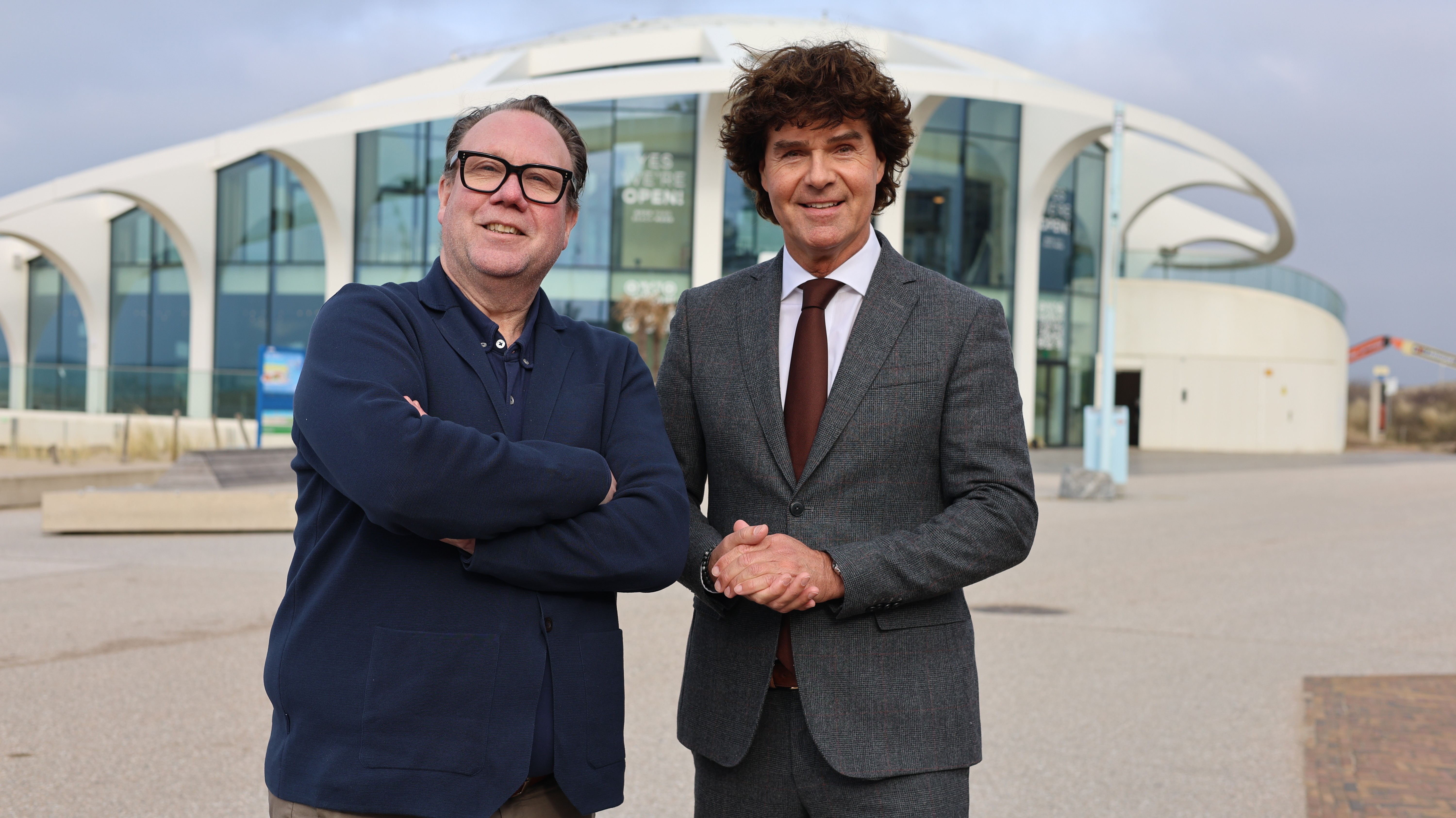 Herman Smit (links) en Ralf Meppelder.