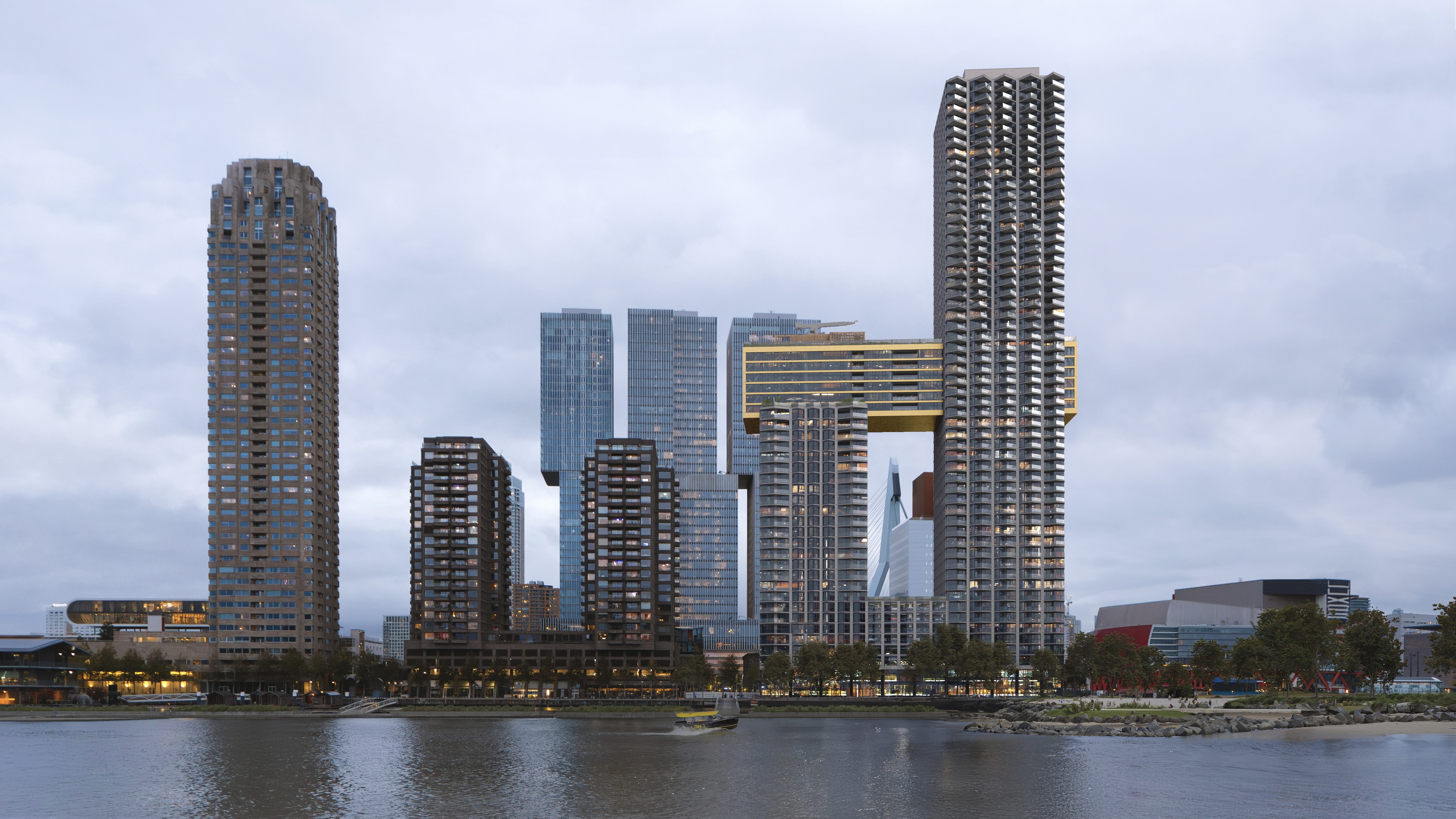 Complex De Sax in Rotterdam, waar Achmea Real Estate in 2025 vierhonderd woningen kocht.