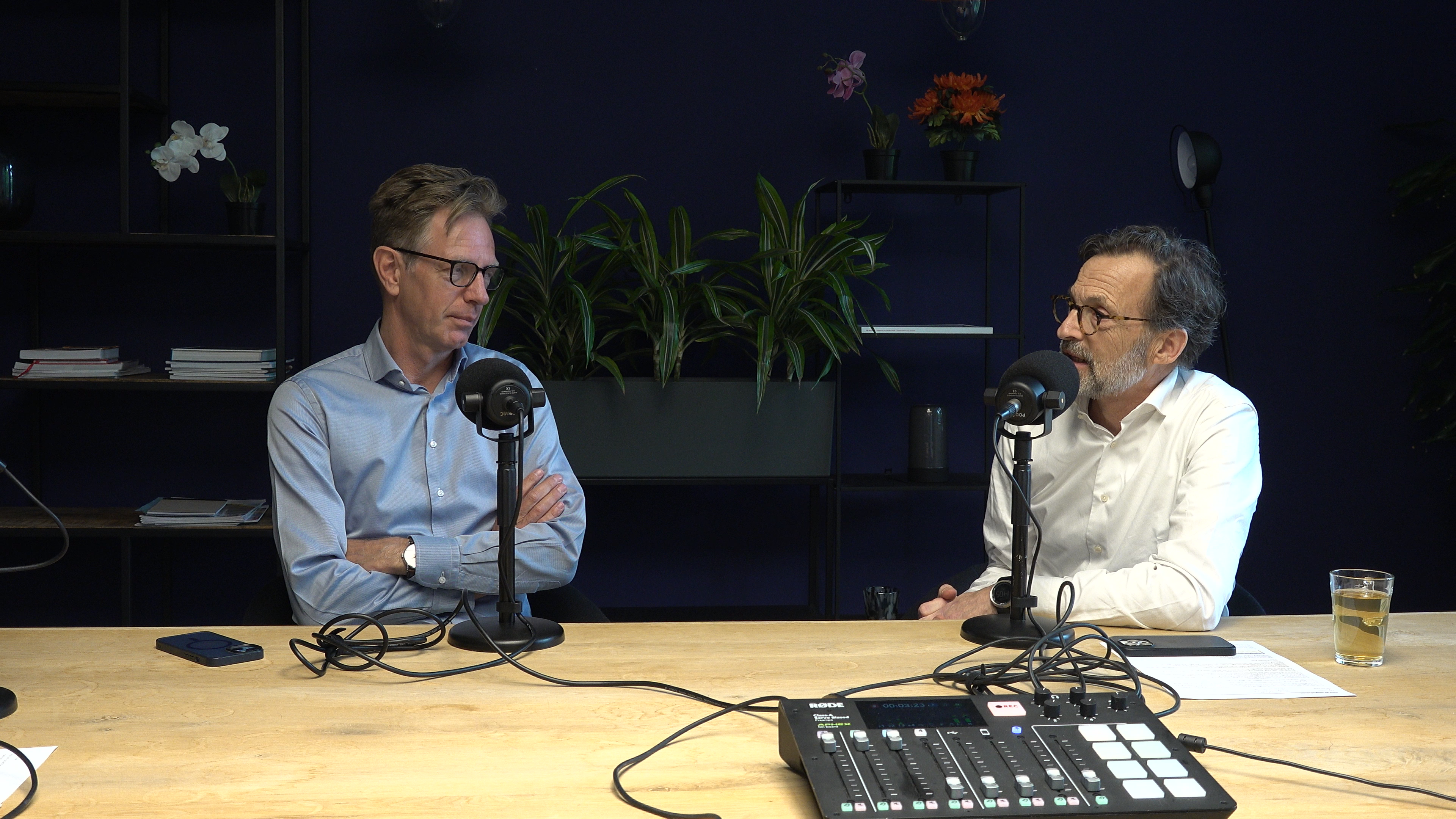 Rob Out (links) en Hans de Jong (rechts)