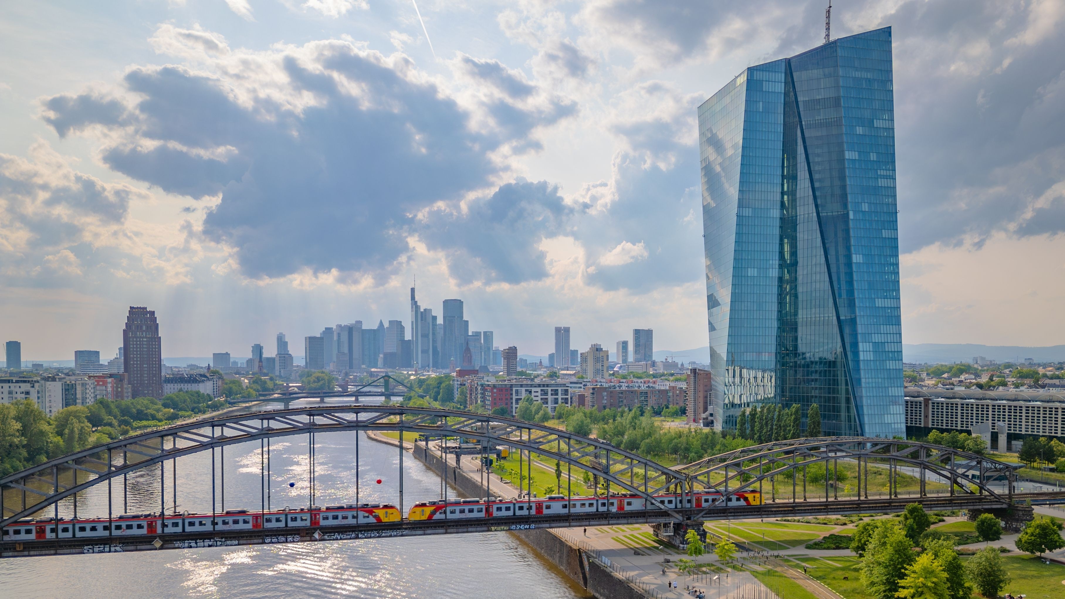 Kantoor van de Europese Centrale Bank in Frankfurt am Main, Duitsland. Foto: Wirestock Creators / Shutterstock.com
