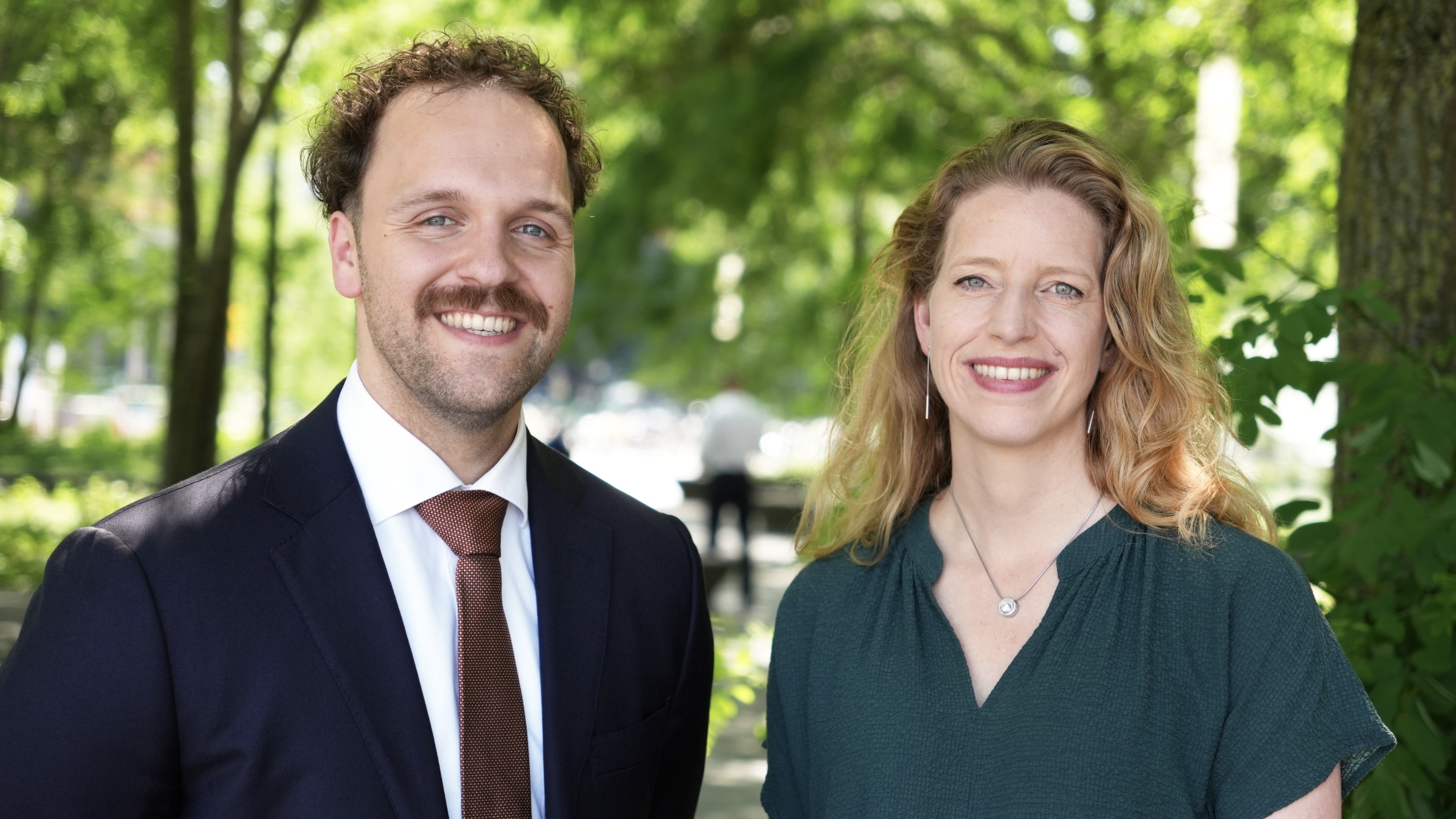 Wouter van 't Grunewold en Inge Schuijers.