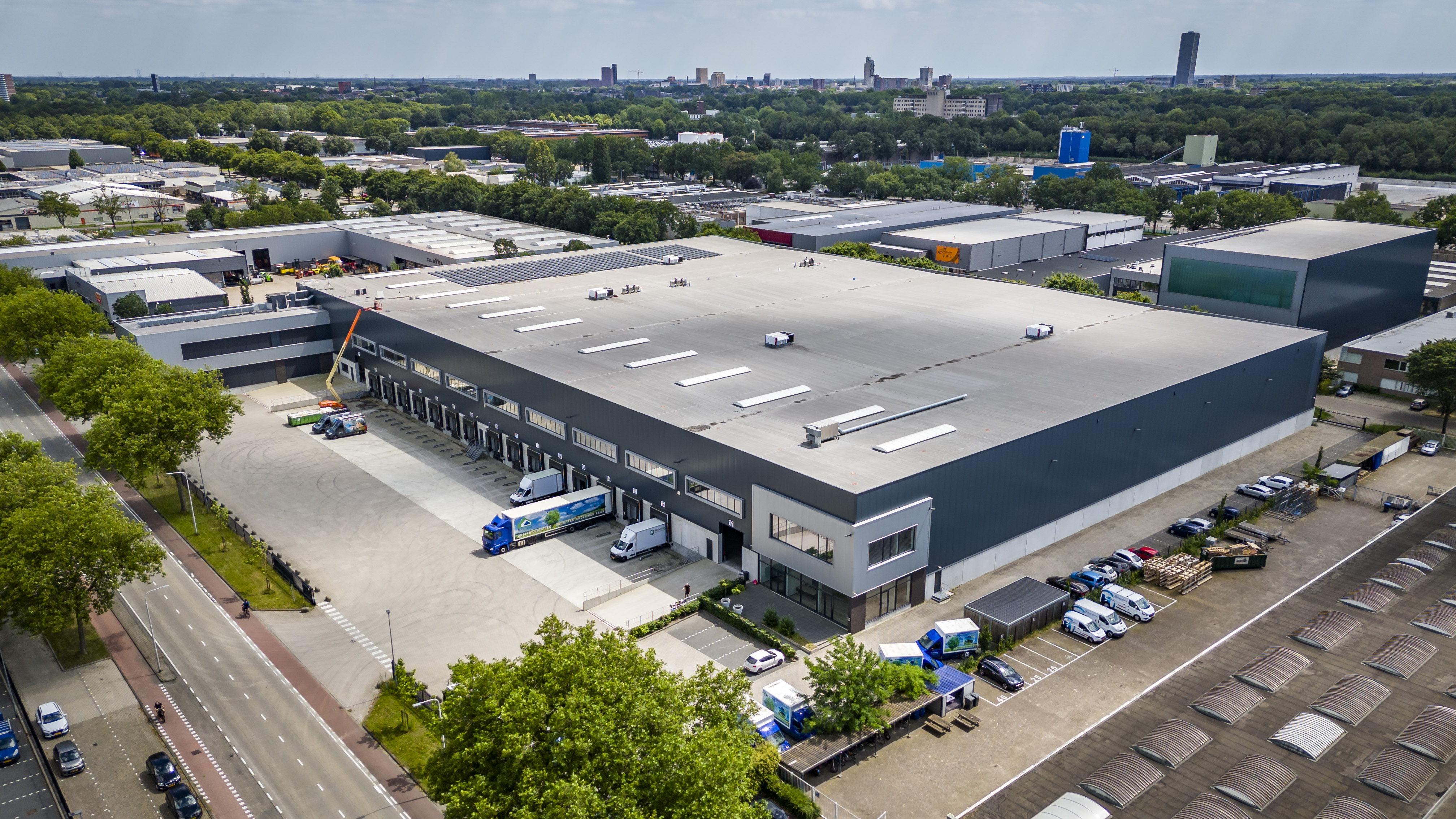 Het warehouse in Tilburg.