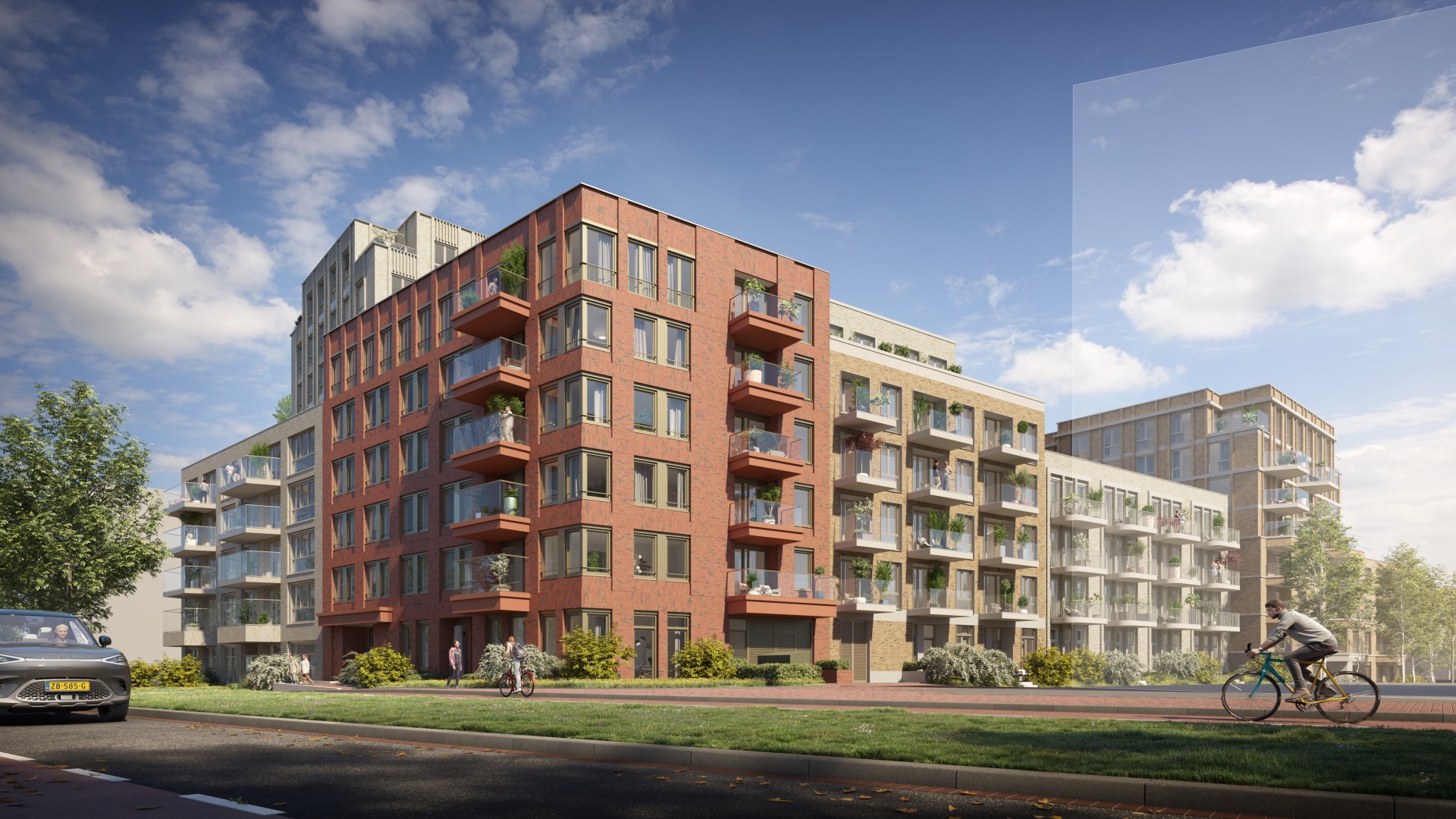 Impressie van project Frontier in Dordrecht.